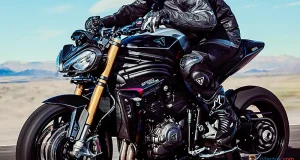 Triumph Speed ​​Triple 1200 RS 2025 Moge Streetfighter Garang, Suspensi Mewah