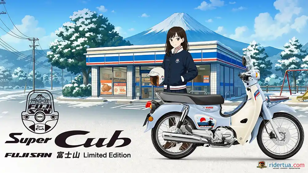 Ada Edisi Spesialnya! All New Honda Super Cub Bebek Legendaris Mulai Rp 26 Jutaan 2 Honda, Super Cub, All New Honda Super Cub, Honda Super Cub, motor bebek, Honda Super Cub Fuji San, edisi terbatas