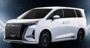 Ekspor Mobil listrik Denza D9 VOI