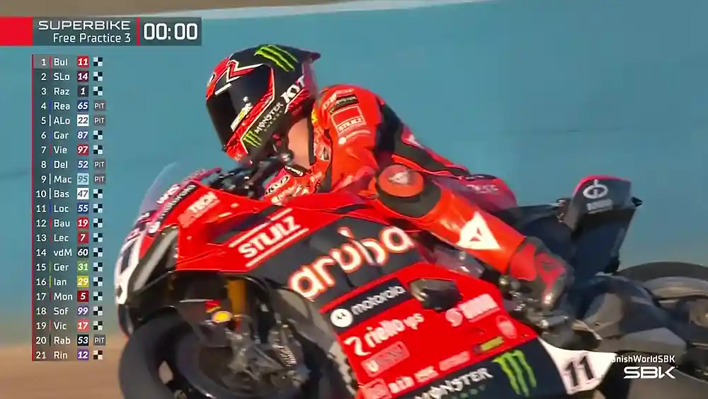 Hasil FP3 WSBK Spanyol 2025: Nicolo Bulega Tercepat 1 Hasil FP3 WSBK Spanyol 2025