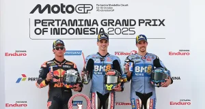 Hasil Race MotoGP Indonesia 2025 - Podium MotoGP Mandalika