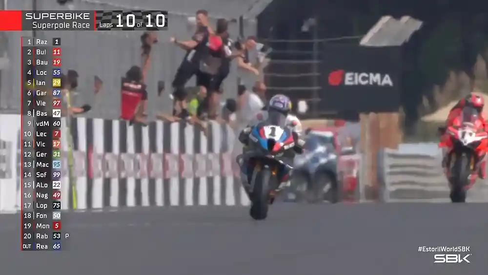 Hasil Superpole Race WSBK Estoril 2025