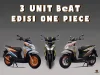 Kini Ada Versi Street! Rilis 3 Honda BeAT One Piece Tahilalats Edisi Spesial