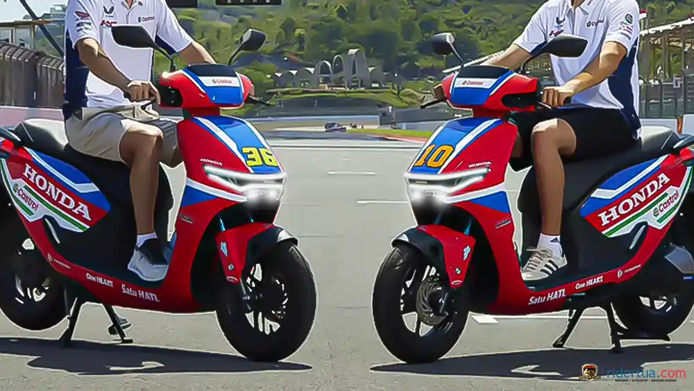 Meluncur Pas MotoGP Indonesia 2025! Honda CUV e: Spesial Edisi Tim Balap Honda 3 Honda, CUV e:, Honda CUV e:, HRC, Castrol, Idemitsu, MotoGP, motor listrik
