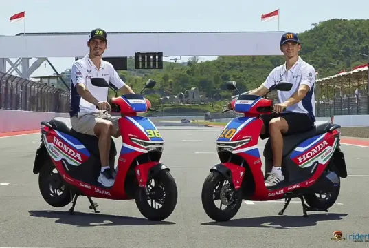 Meluncur Pas MotoGP Indonesia 2025! Honda CUV e: Spesial Edisi Tim Balap Honda