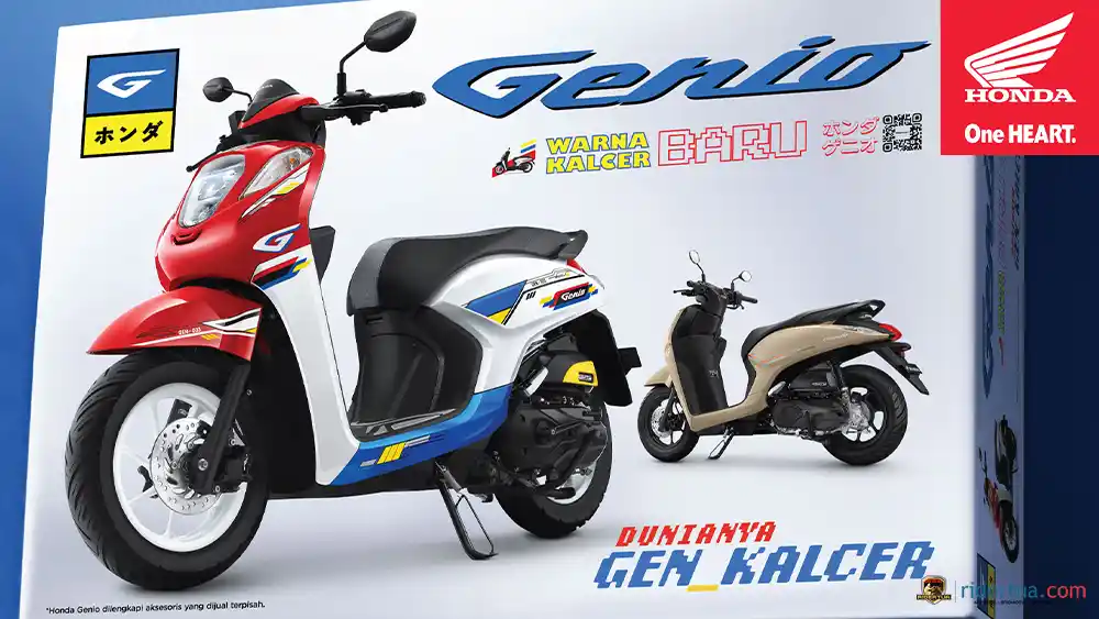 Makin Kalcer! Skutik Retro New Honda Genio Diluncurkan AHM Punya Warna Anyar 2 AHM, Honda, Honda Genio, Genio, skutik, skutik retro, retro