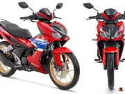Spesial Bebek Sport Honda RS-X Winner Tricolor Edition, Punya Aksesoris RCB!
