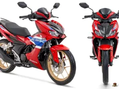Spesial Bebek Sport Honda RS-X Winner Tricolor Edition, Punya Aksesoris RCB!