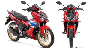 Spesial Bebek Sport Honda RS-X Winner Tricolor Edition, Punya Aksesoris RCB!