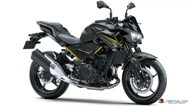 Kawasaki Z400 Warna Baru Kawasaki Z400 2026 dengan Rangka Emas, Harganya Naik!