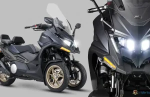 Garpu Depan Canggih! Kymco CV3 575 Motor Matik Roda Tiga Segera Dirilis