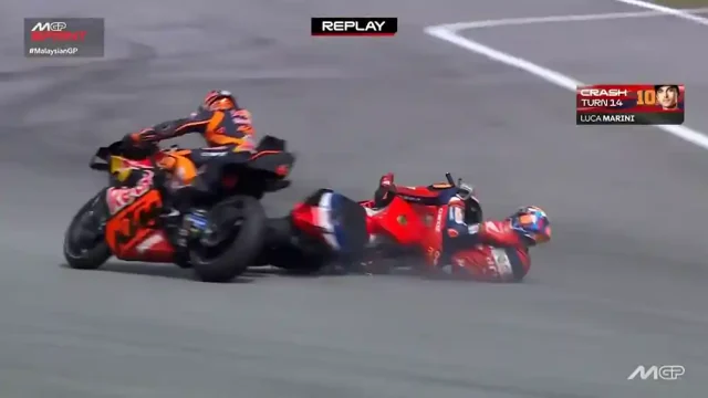 Luca Marini Crash Luca Marini Crash