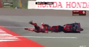 Marc Marquez Crash Mandalika