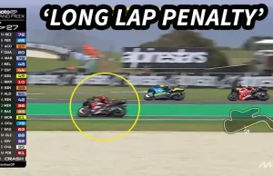 Marco Bezzecchi Long Lap Penalty