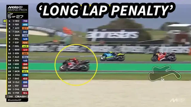 Marco Bezzecchi Long Lap Penalty