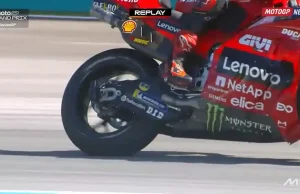 Francesco Bagnaia : Ban Saya Kempes di Lap ke-12.. Bocor Alusss! Pecco Bagnaia Ban Bocor Alus