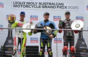 Podium MotoGP Australia 20925 - Klasemen Pembalap Usai Race MotoGP Australia 2025