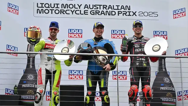Podium MotoGP Australia 20925 - Klasemen Pembalap Usai Race MotoGP Australia 2025 Podium MotoGP Australia 20925 - Klasemen Pembalap Usai Race MotoGP Australia 2025