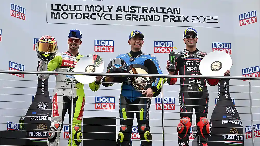 Hasil Race MotoGP Australia 2025 Phillip Island: Raul Fernandez Menang 2 Podium MotoGP Australia 20925 - Klasemen Pembalap Usai Race MotoGP Australia 2025