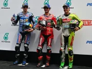 Pecco Bagnaia Merendah: Kemenangan Ini Lebih Pantas buat Tim, Bukan Saya! Podium Sprint Sepang - Alex Marquez - Pecco Bagnaia - Franco Mrobidelli