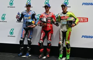 Pecco Bagnaia Merendah: Kemenangan Ini Lebih Pantas buat Tim, Bukan Saya! Podium Sprint Sepang - Alex Marquez - Pecco Bagnaia - Franco Mrobidelli