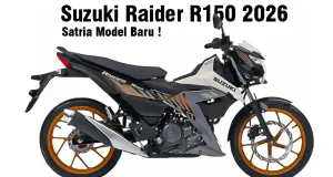 Kembaran Satria Model Baru! Suzuki Raider R150 2026 Desain Berubah Makin Modern