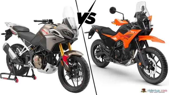 TVS Apache RTX 300 vs KTM 250 Adventure TVS Apache RTX 300 vs KTM 250 Adventure: Mesin Unggul Tapi Harga Lebih Terjangkau