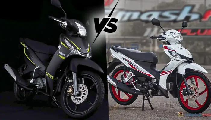 Motor Bebek Yamaha Crypton Finn FI vs Suzuki Smash FI Plus: Speknya Beda Tipis!