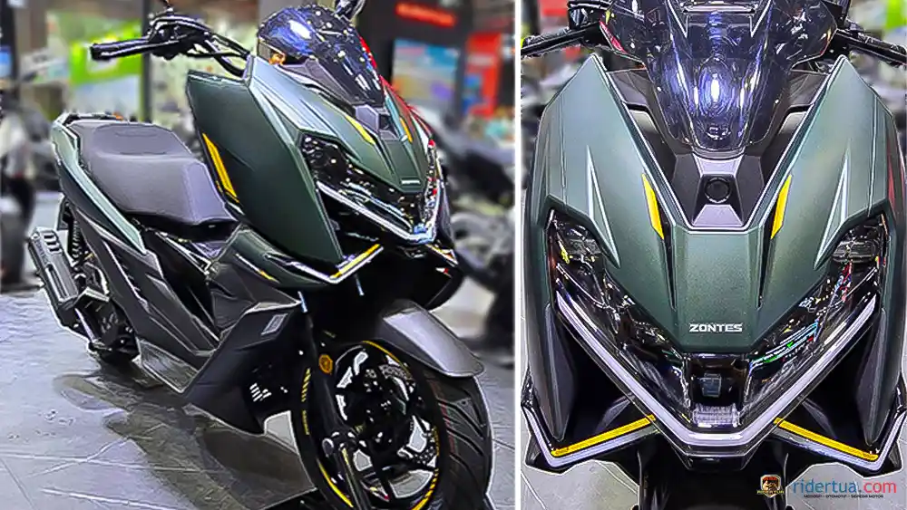 Lawan PCX dan NMax! Skutik Baru Zontes 150X Bodi Bongsor Tapi Bobotnya Enteng 3 Zontes, 150X, Zontes 150X, skutik bongsor, skutik, motor baru