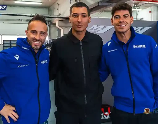 Andrea Dovizioso - Toprak Razgatlioglu - Augusto Fernandez - Yamaha M1 V4