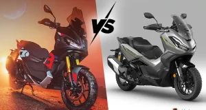 Matik Petualang Aprilia SR GT 400 vs Honda ADV350 Sama-Sama Gagah, Mesin Beda Jauh?