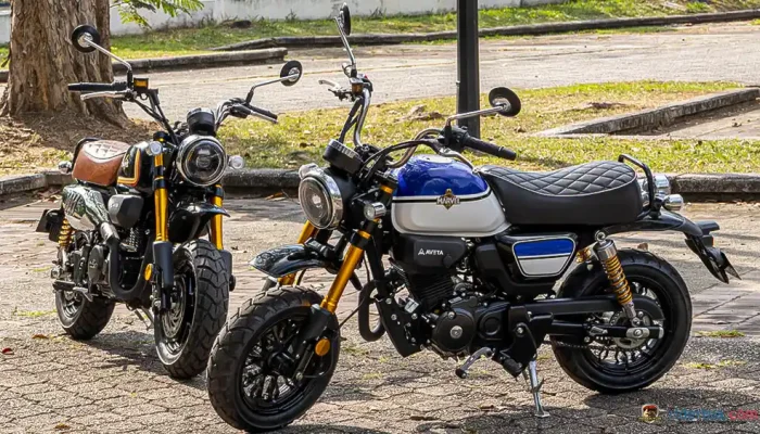 Mirip Monkey? Motor Baru Aveta Marvel 150 Bodi Mungil Mesinnya Gede