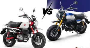Dua Motor Mini Aveta Marvel 150 vs Honda Monkey 125 Desain Mirip Mesin Lebih Gede!