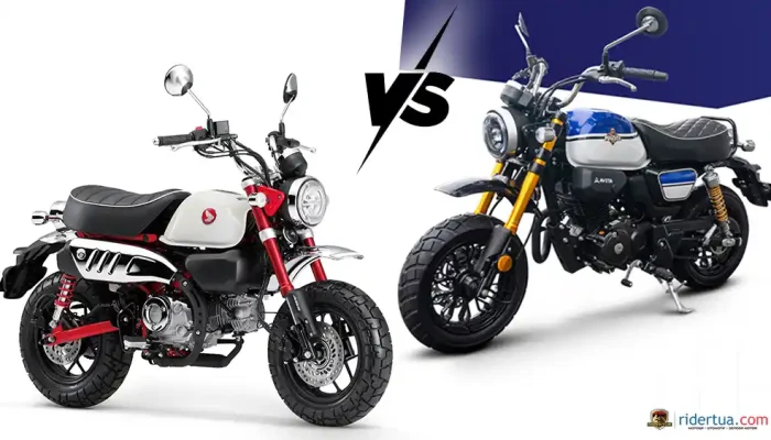 Dua Motor Mini Aveta Marvel 150 vs Honda Monkey 125 Desain Mirip Mesin Lebih Gede!