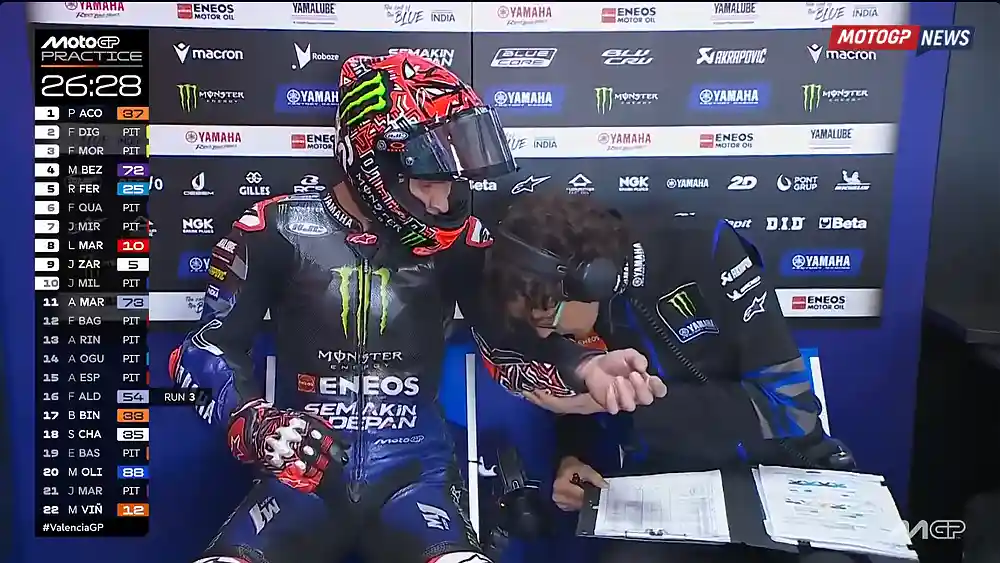 Fabio Quartararo : 'Bensin Bocor' dari Sisi Kiri Fairing, Saya Tidak Ingin Terbakar! 3 Fabio Quartararo Bau Bensin apa Etanol