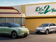 Merek mobil Geely EX2 electrive com