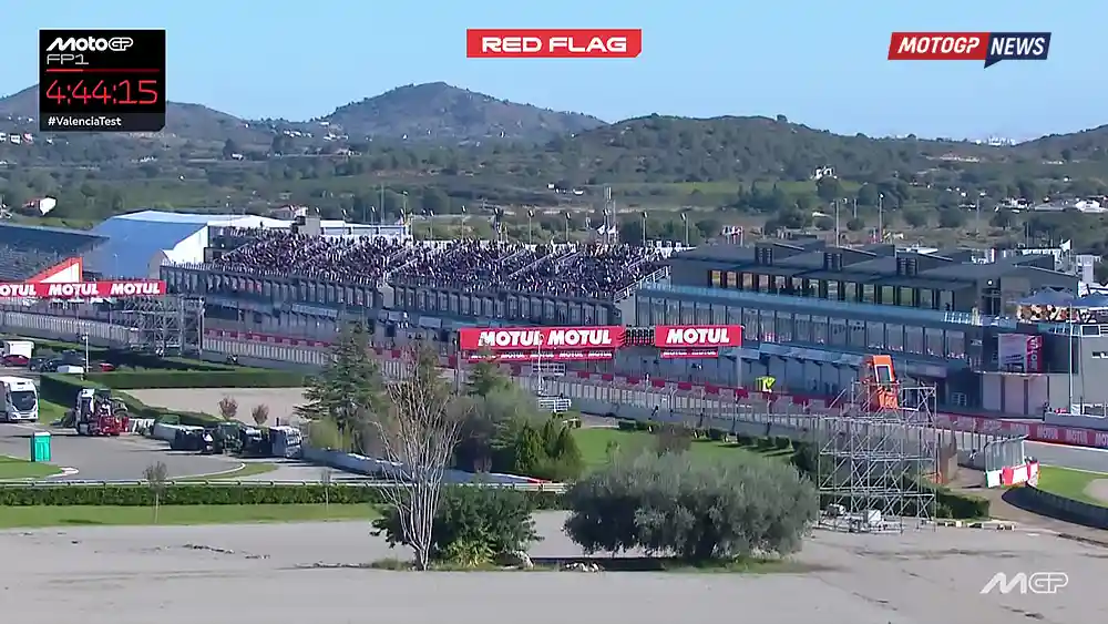 Hasil Tes Pascamusim MotoGP Valencia 2025 - SESI 1- RED FLAG