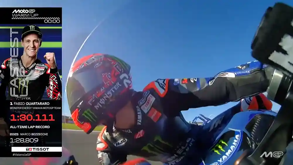 Hasil Warm Up MotoGP Valencia 2025