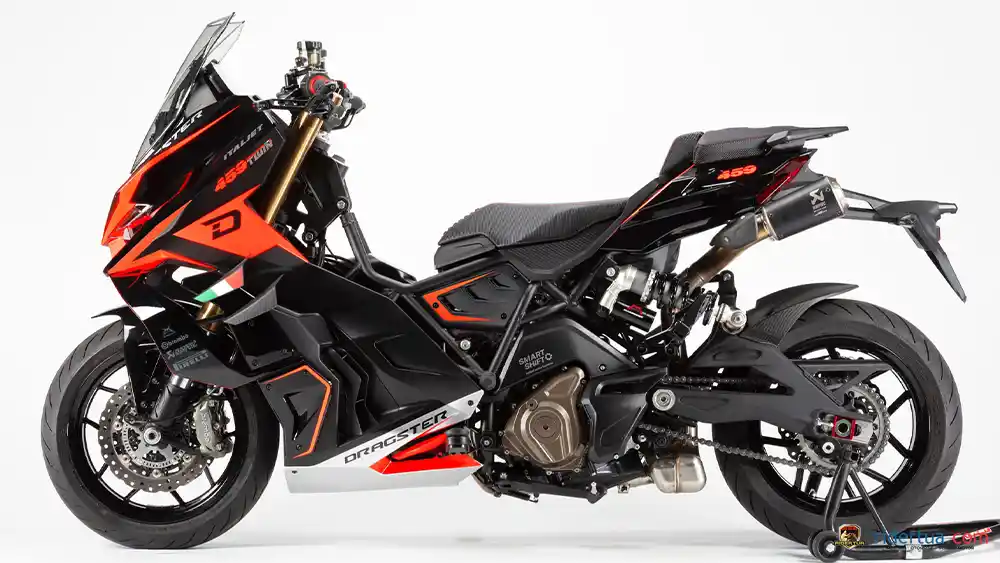 Italjet, Dragster, Italjet Dragster 459 Twin, Dragster 459 Twin, skuter sangar, motor baru