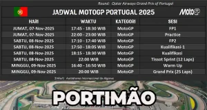 Jadwal MotoGP Portugal 2025