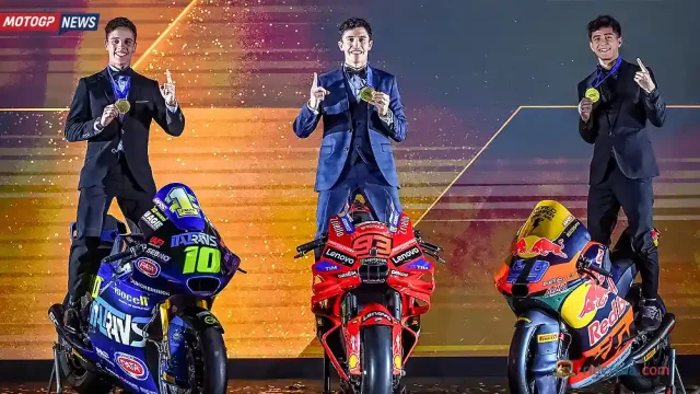 Juara Dunia MotoGP 2025 - Diogo Moreira - Marc Marquez - Jose Antonio Rueda