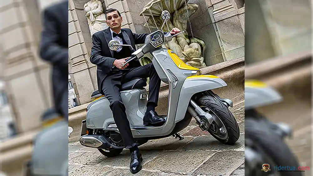 Lambretta, J Starwave, Lambretta J Starwave, skuter, motor matik, skuter eropa