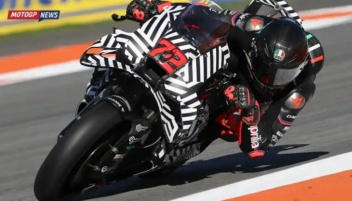 Marco Bezzecchi dengan RS-GP Kamuflase di Tes Pasacmusim Valencia 2025