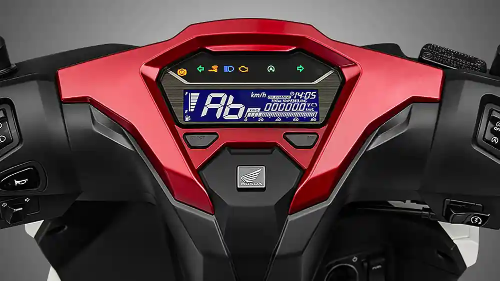 New Honda Air Blade 2026 Dirilis di Vietnam... Simak Perbedaan, Spesifikasi & Harga 3 New Honda Air Blade 2026 Speedometer
