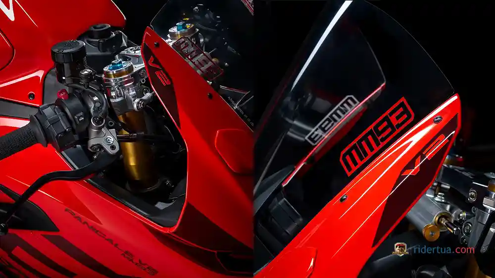 Panigale V2 MM93: Edisi Spesial Ducati untuk Sang Alien, Marc Marquez! 2 PanigaleV2 MM93 Special Edition