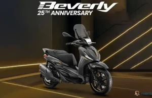 Skema Warna Khusus! Piaggio Beverly 25th Anniversary Jadi Makin Mewah