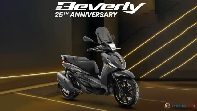 Skema Warna Khusus! Piaggio Beverly 25th Anniversary Jadi Makin Mewah