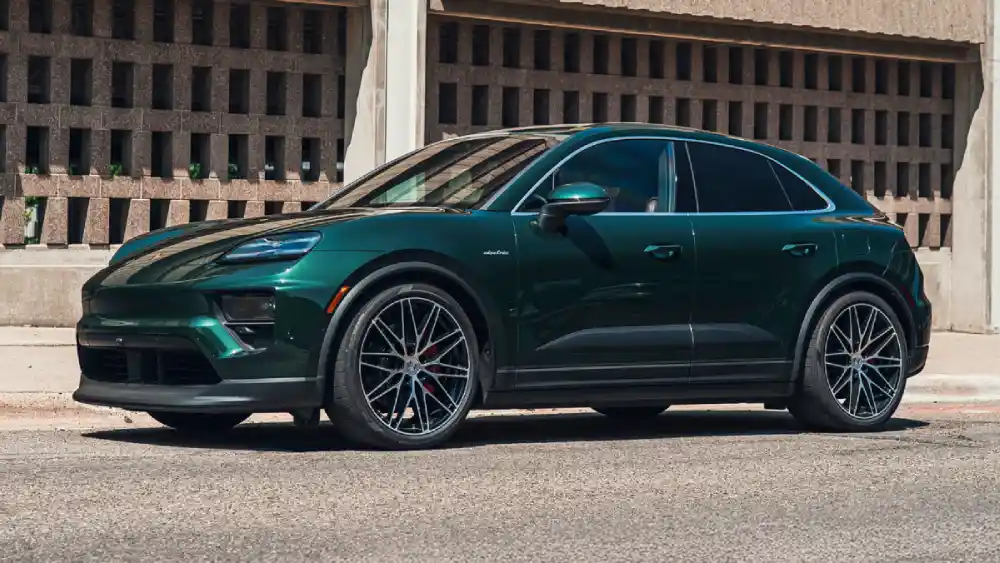 Porsche Macan BEV Car and Drive