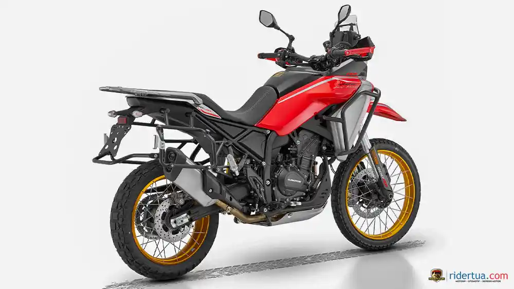 QJMotor, SRT 500 RX, QJMotor SRT 500 RX, motor petualang, motor adventure rally, motor baru