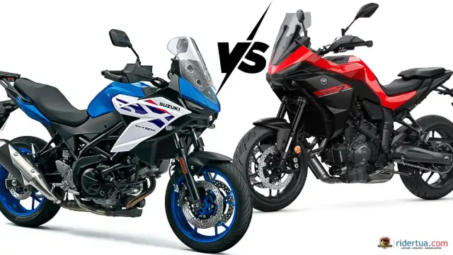 Persaingan Suzuki SV-7GX lawan Yamaha Tracer 7 Motor Sport Touring yang Mukanya Mirip!